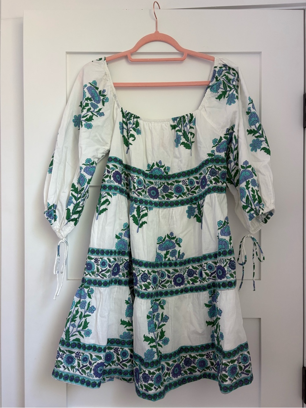 Victoria Dunn Tiered Floral Mini Dress